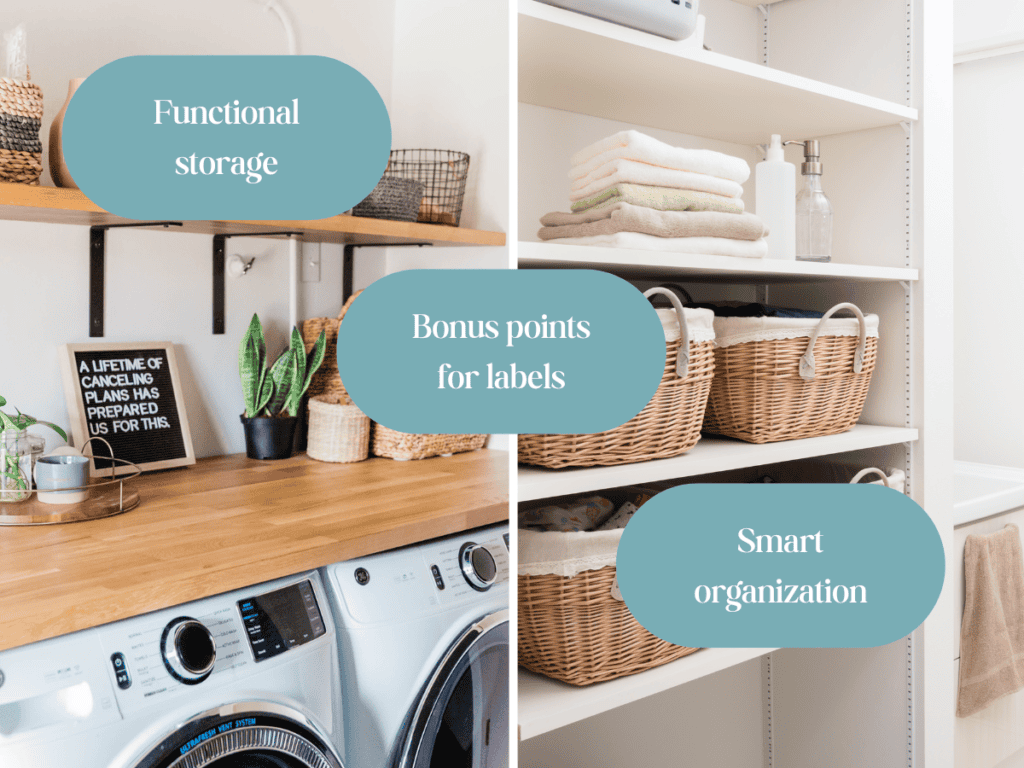 vacation rental laundry room